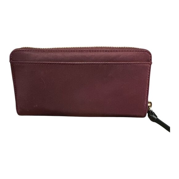 Kate Spade Deep Plum Wilson Road Neda Zip Around Wallet - Picture 2 of 8
